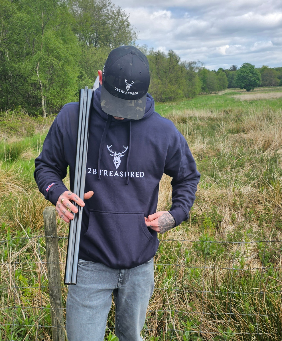 Embroidered Lomond Hoodie w British Flag