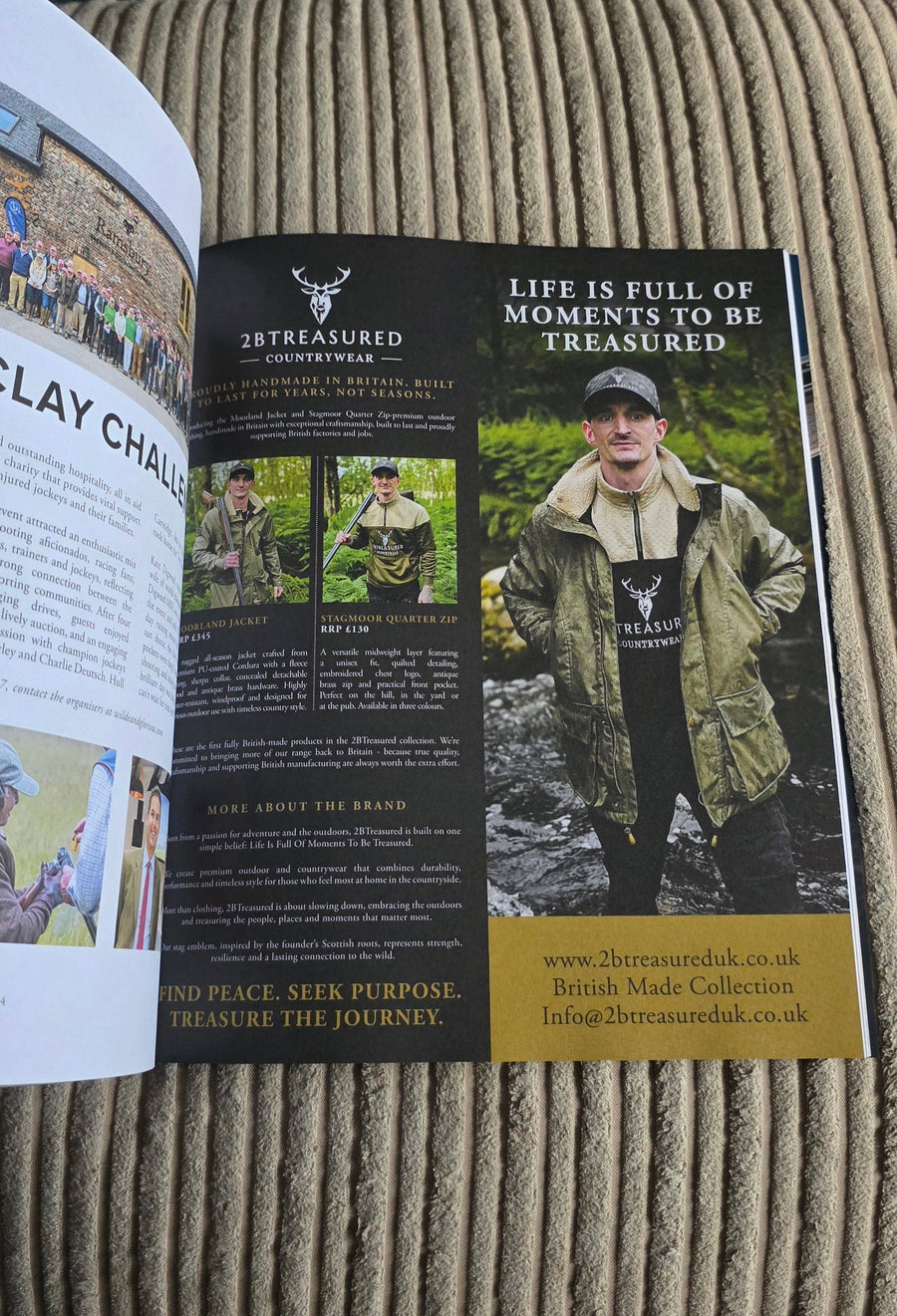You’ll Find 2BTreasured in the Newest Issue of Fieldsports Journal