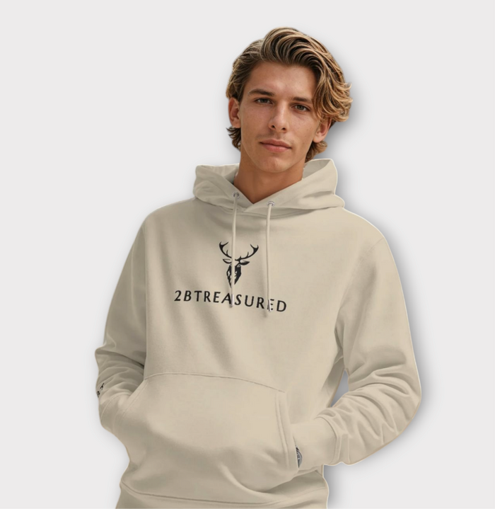 Embroidered Essential Cotton Hoodie