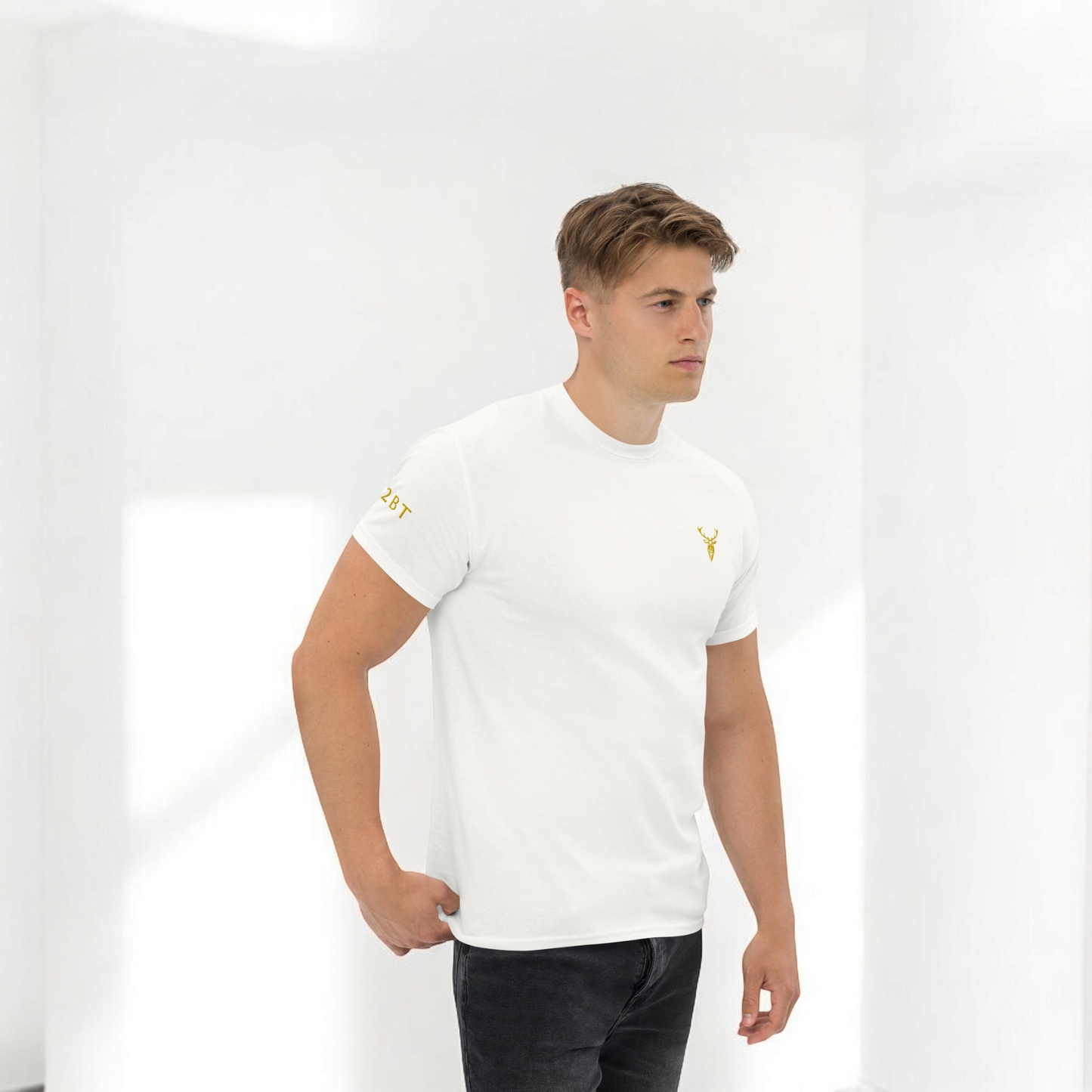 Embroidered Thistle Tshirt - 2BTreasuredUK