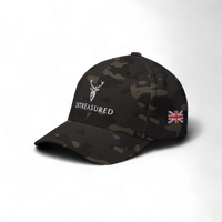 Embroidered Structured Cap, MultiCam with British Flag