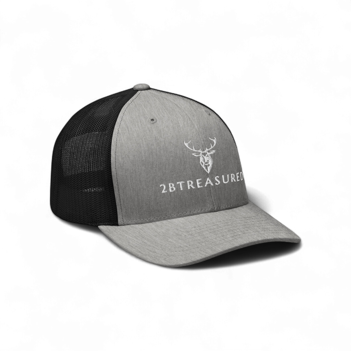 Embroidered Trucker Snapback Cap