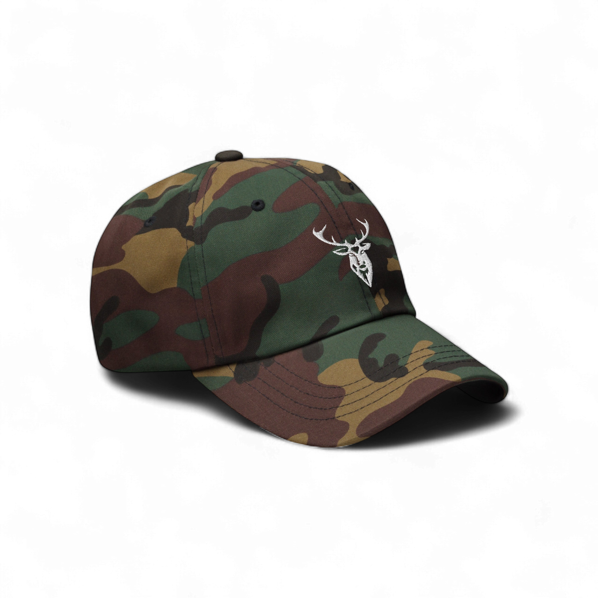 Embroidered Stag Classic Hat  Camo