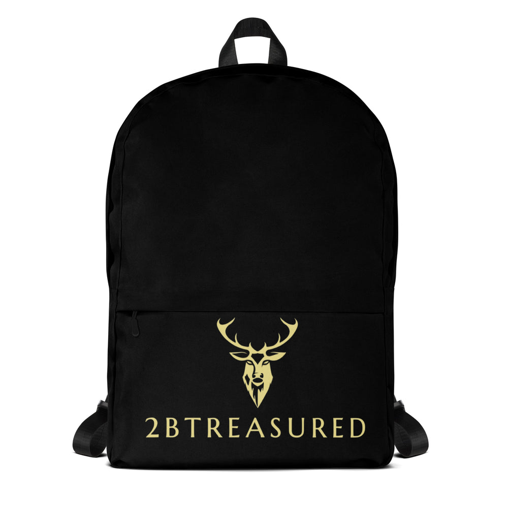 Black Medium Size Backpack