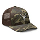 Embroidered Stag Camouflage Trucker Hat