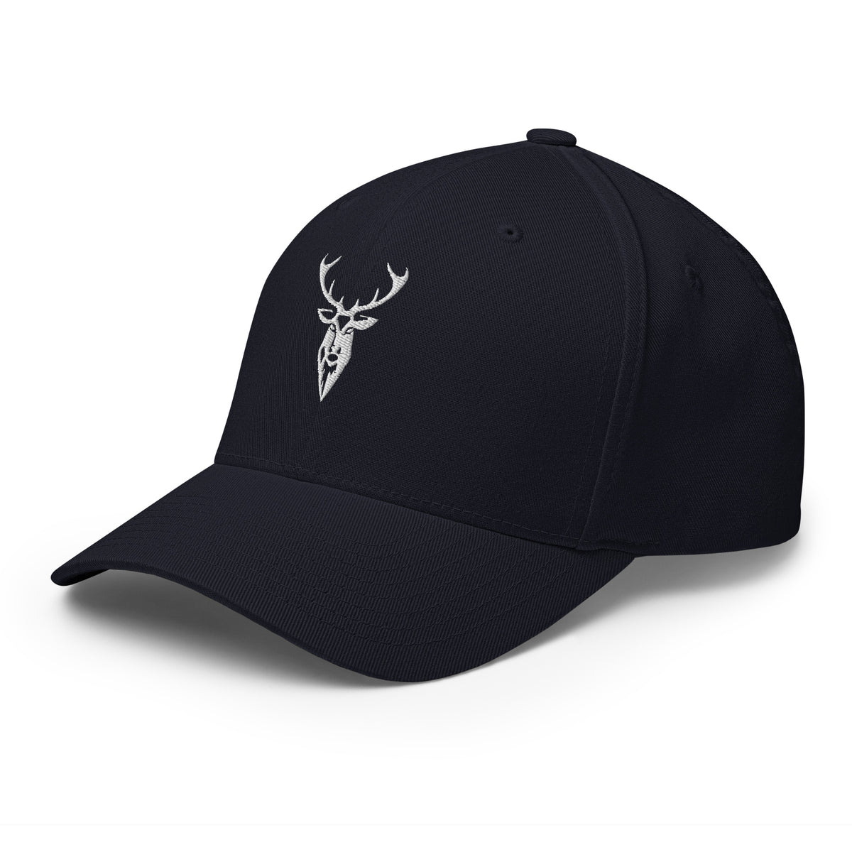 Embroidered Structured Stag Cap