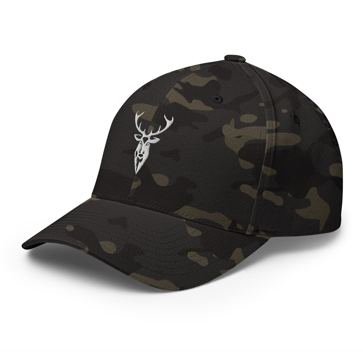 Embroidered Structured Stag Cap