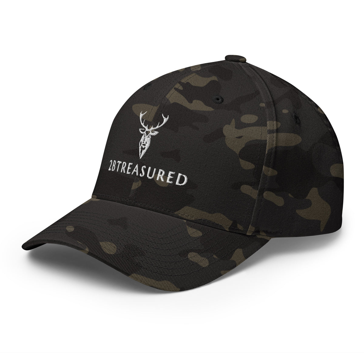 Embroidered MultiCam Structured Cap