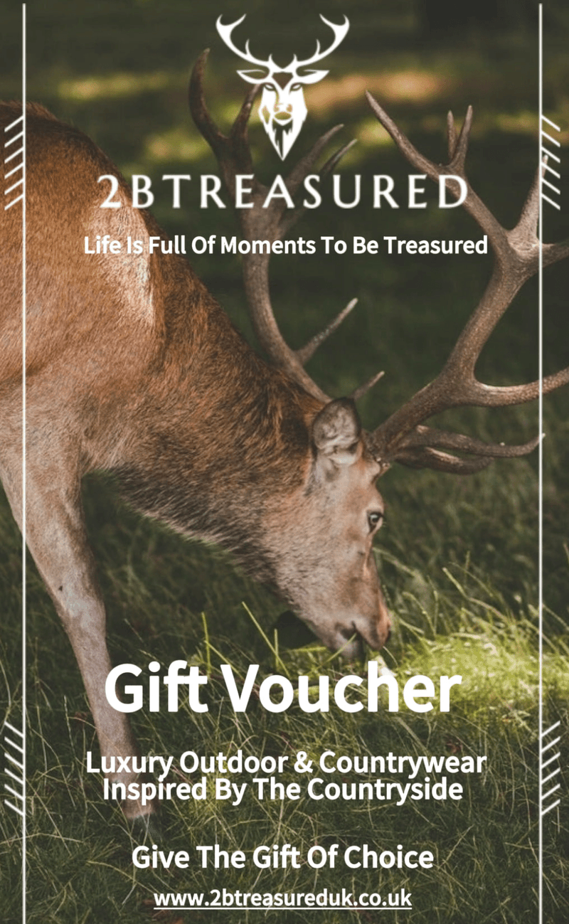 Digital Gift Voucher from 2BTreasured featuring a stag eating grass on voucher