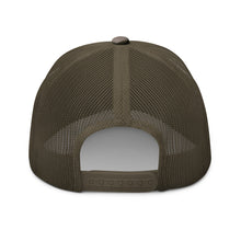 Embroidered Black Stag Camouflage Trucker Hat view of back