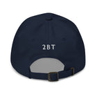 Embroidered Classic Hat navy back view with adjustable strap