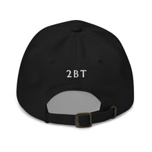 Embroidered Classic Hat black back view of adjustable strap