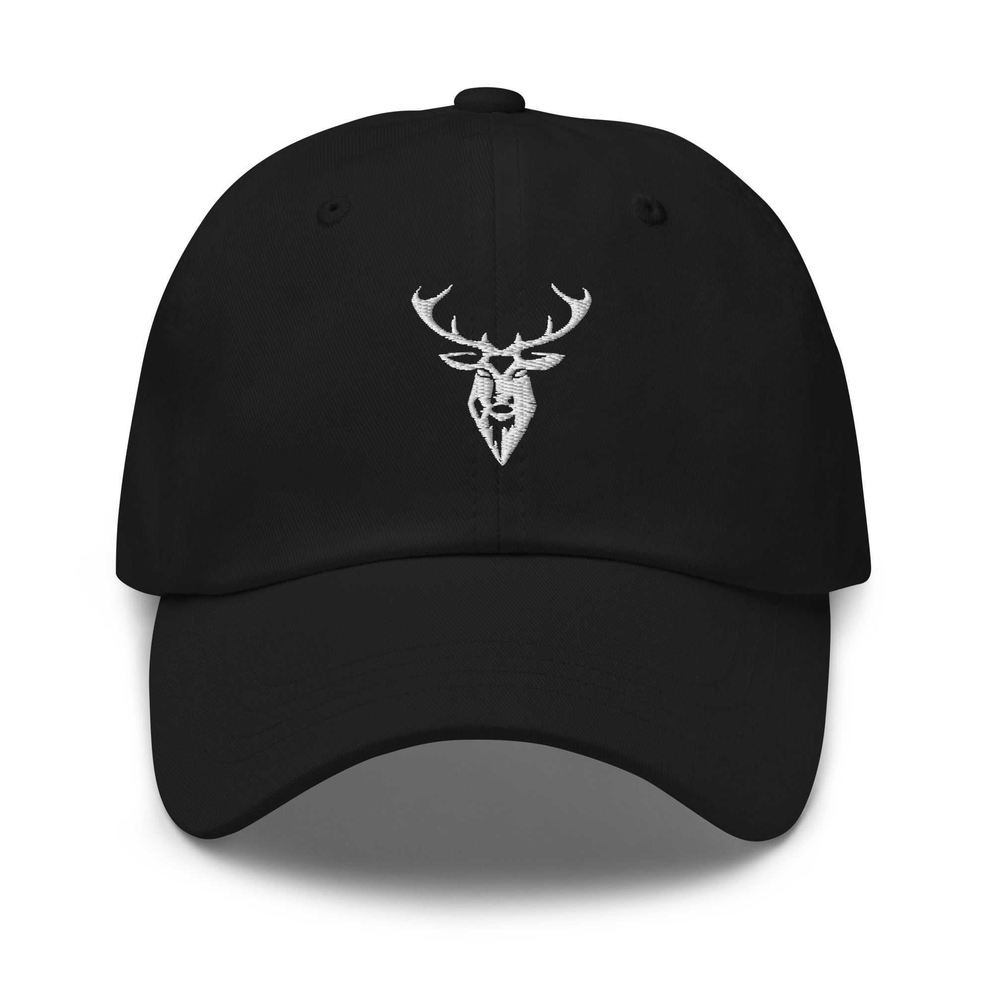 Embroidered Classic Hat black front view