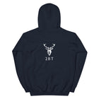Navy Embroidered Glen Etive Hoodie back view 