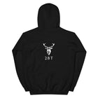Black Embroidered Glen Etive Hoodie view of back