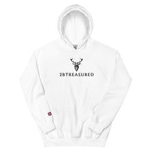 Embroidered Glen Etive Hoodie with British Flag front view white colour