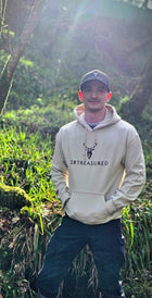 Embroidered Glen Etive Hoodie w British Flag