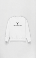 Embroidered Harris Sweatshirt in white front view