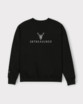 Embroidered Harris Sweatshirt in black front view