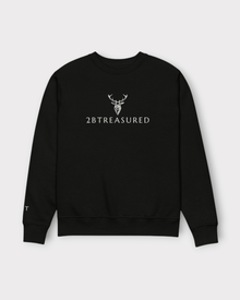 Embroidered Harris Sweatshirt in black front view