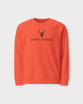 Orange Embroidered Langdale Sweatshirt view of front 