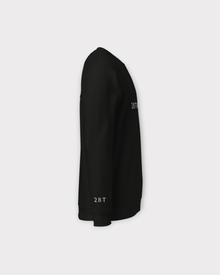 Embroidered Langdale Sweatshirt side view black
