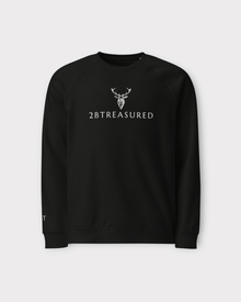 Front view of the Embroidered Langdale Sweatshirt black