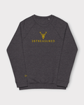 Embroidered Langdale Sweatshirt GB in Charcoal colour front view