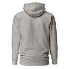 Embroidered Lomond Hoodie in grey back view no branding