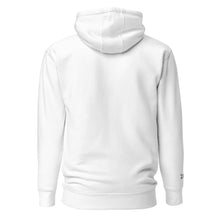 Embroidered Lomond Hoodie in white view of back with no branding