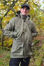 Embroidered Moorland Jacket - Khaki Green