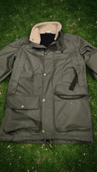 Embroidered Moorland Jacket - Khaki Green