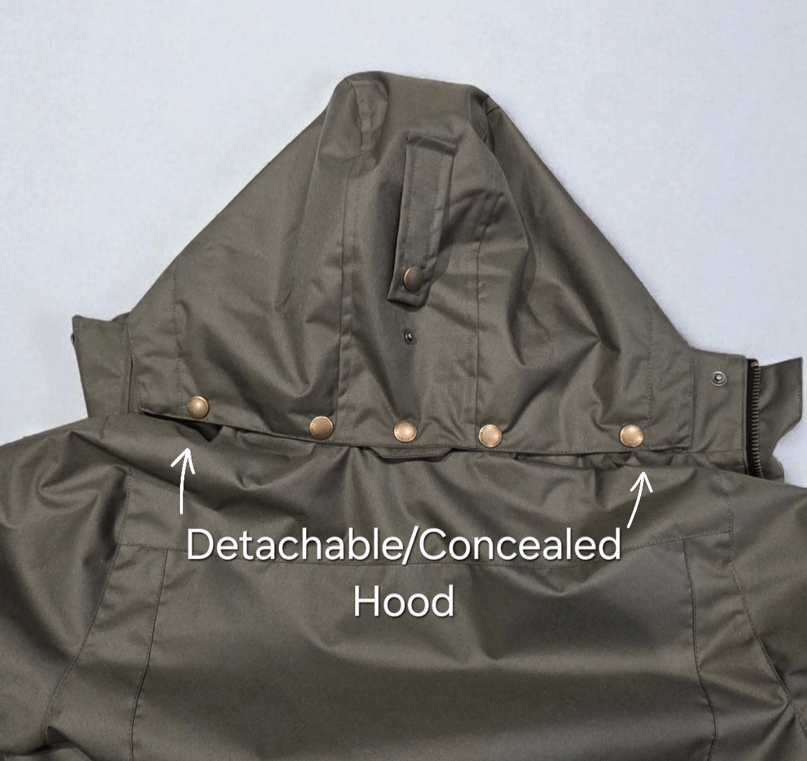 Embroidered Moorland Jacket - Khaki Green