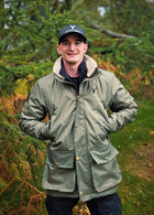 Embroidered Moorland Jacket - Khaki Green