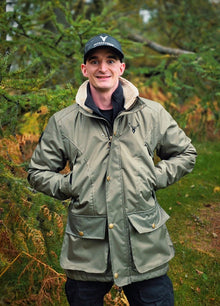Embroidered Moorland Jacket - Khaki Green