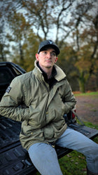 Embroidered Moorland Jacket - Khaki Green