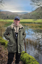 Embroidered Moorland Jacket - Khaki Green