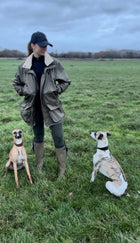 Embroidered Moorland Jacket - Khaki Green