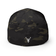 Embroidered MultiCam Structured Cap back view of brand