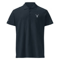 Embroidered Premium Hillside Polo Shirt mouse grey view of front