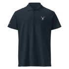 Embroidered Premium Hillside Polo Shirt mouse grey view of front