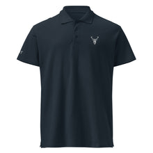 Embroidered Premium Hillside Polo Shirt mouse grey view of front