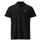 Embroidered Premium Hillside Polo shirt w British Flag - 