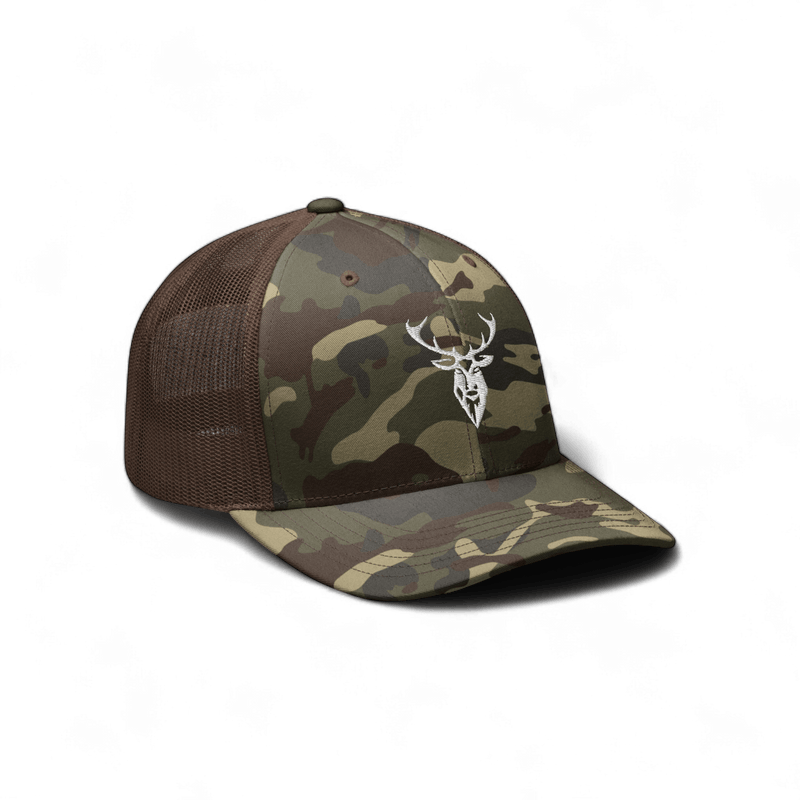 Embroidered Stag Camouflage Trucker Hat from 2BTreasured