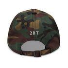 Embroidered Stag Classic Camo Hat back view with adjustable strap and branding
