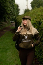 Embroidered Stagmoor Quarter Zip - Country Green