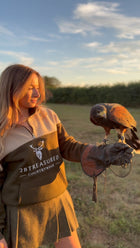 Embroidered Stagmoor Quarter Zip - Country Green