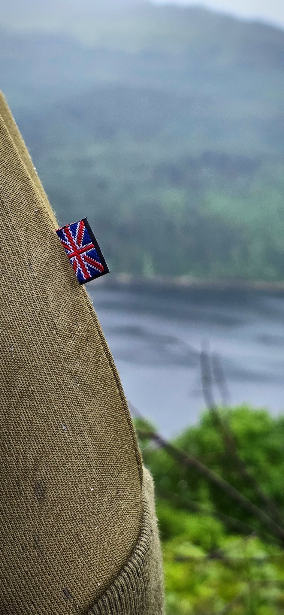 Embroidered Stagmoor Quarter Zip - Country Green