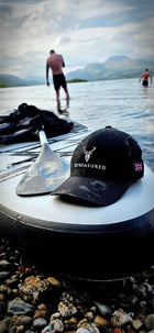 Embroidered Structured Camo Cap, Multicam with British Flag