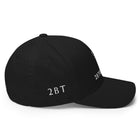 Embroidered Structured Cap black right side view